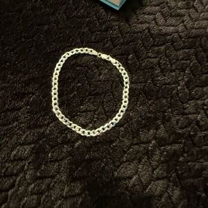 Men or Women Solid Sterling Silver Chain Link 8” Bracelet